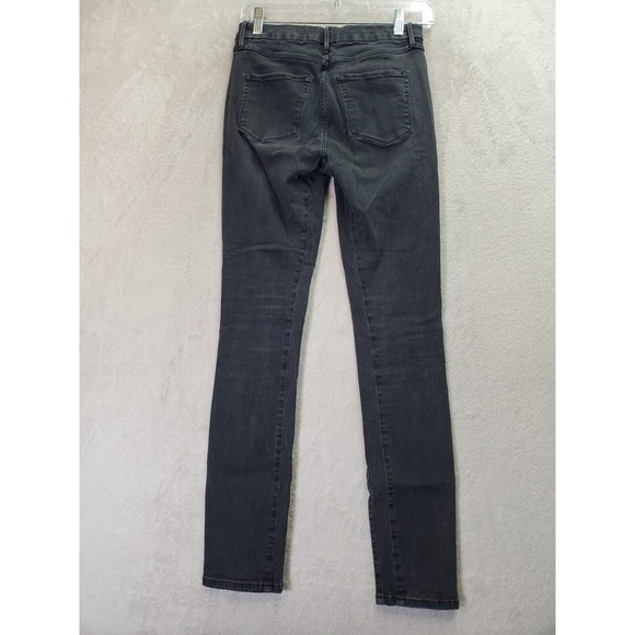 3X1 NYC Jeans Women Size 28 Black Denim Cotton Stretch Skinny Pockets Flat Front - Picture 2 of 10